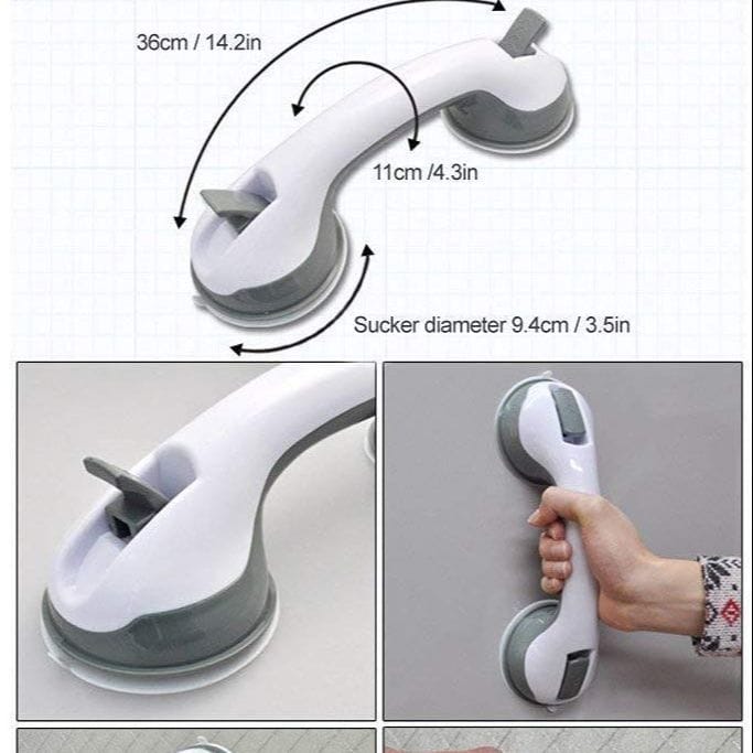 Helping Handle: Suction Safety Grab Handle